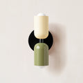 Macaron Colour Bedside Wall Lamp, white and green