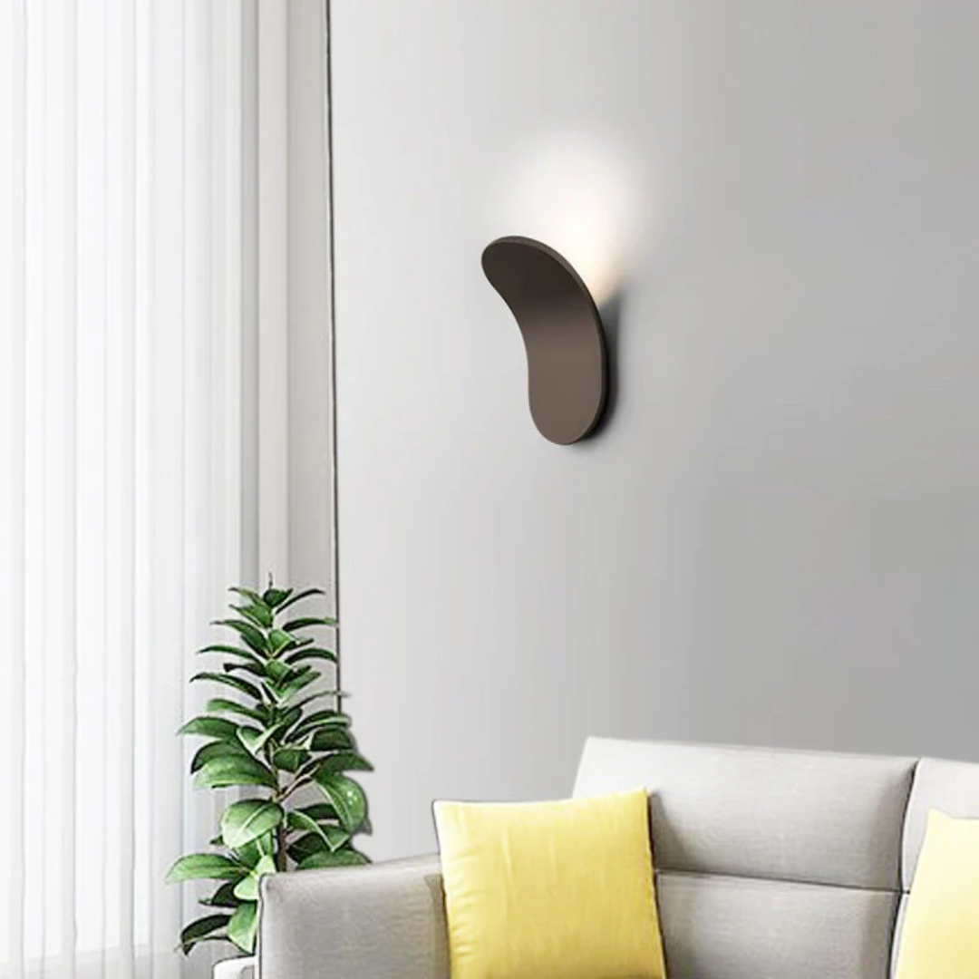 Curved Metal Nordic LED Wall Lamp