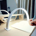 Crescent Moon USB LED Desk Lamp, white