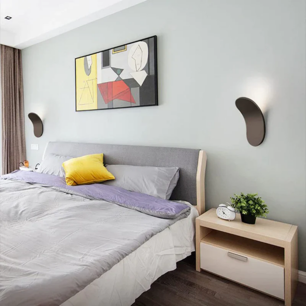 Curved Metal Nordic LED Wall Lamp