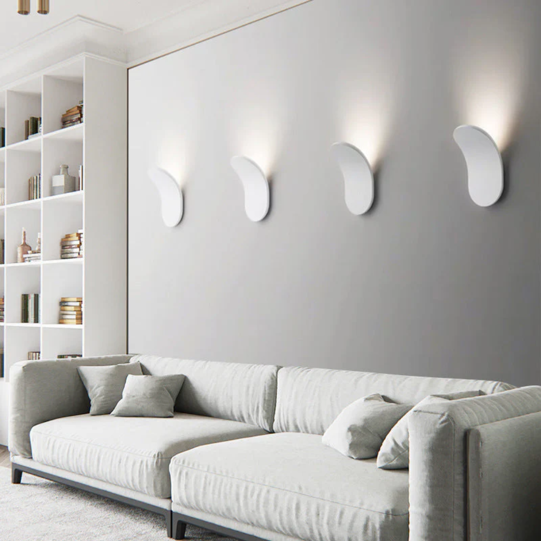 Curved Metal Nordic LED Wall Lamp