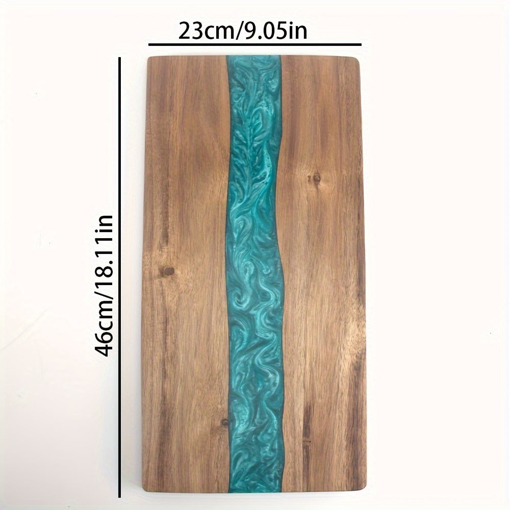 Acacia Wood Resin River Serving Board