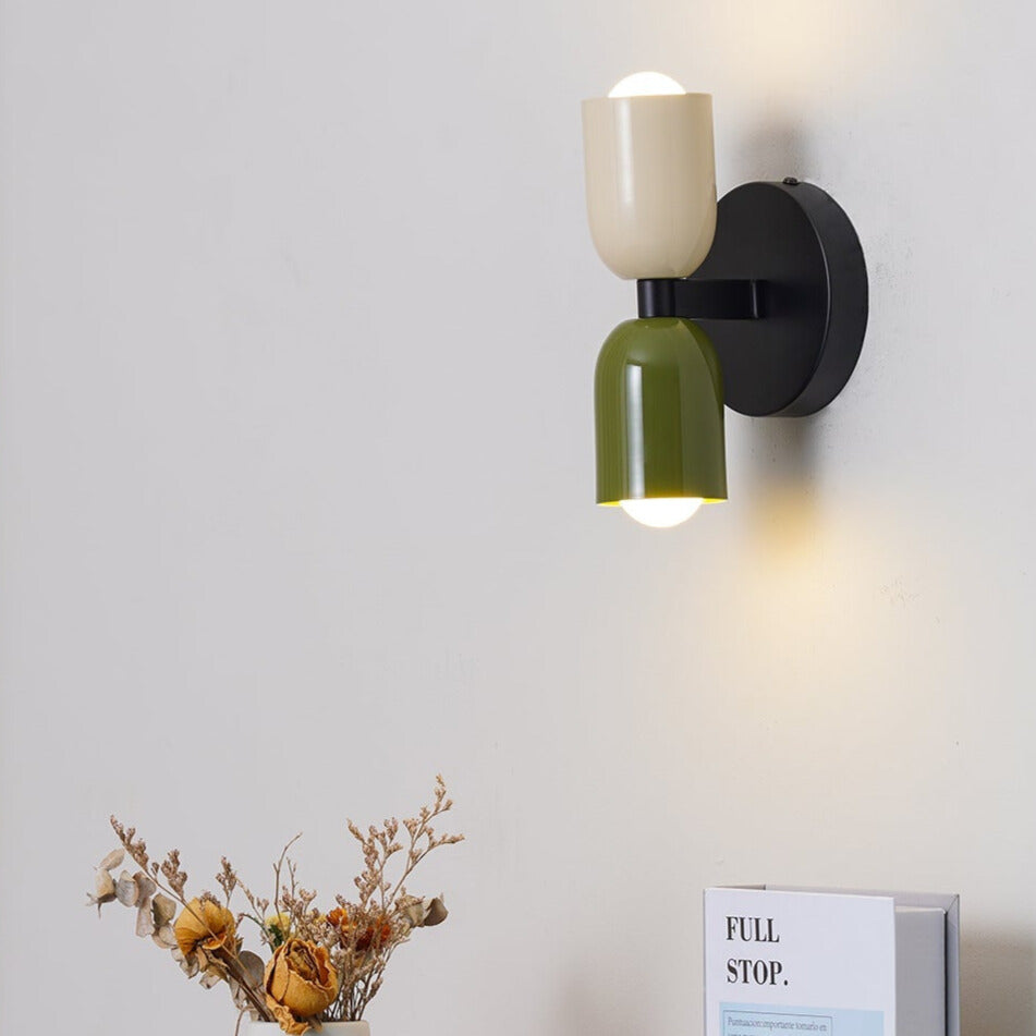 Macaron Colour Bedside Wall Lamp