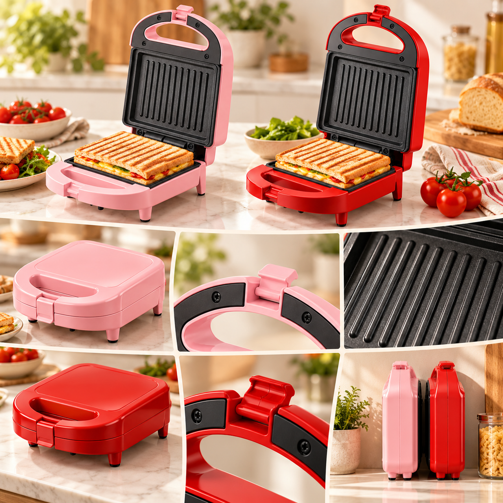 Auto-Sealing Sandwich Maker & Toaster