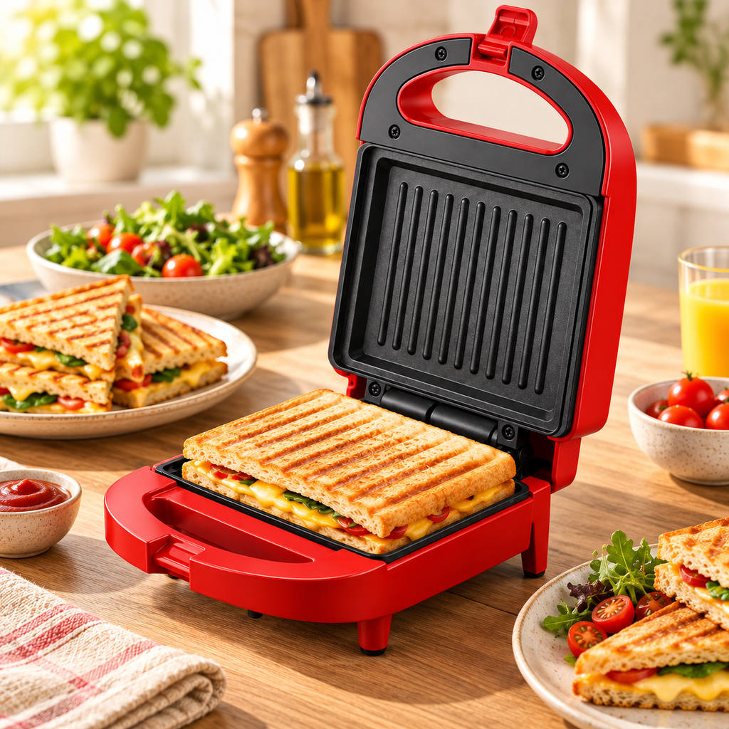 Auto-Sealing Sandwich Maker & Toaster