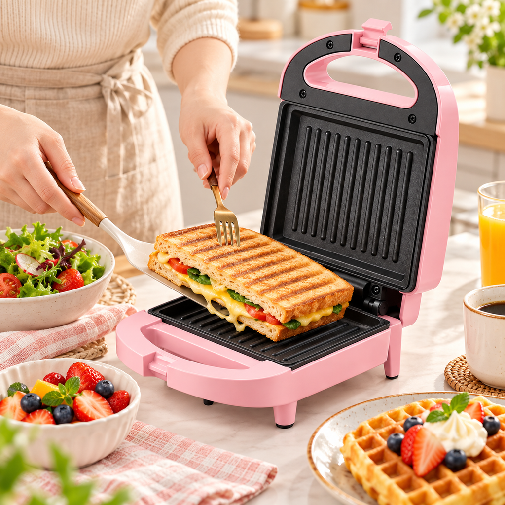 Auto-Sealing Sandwich Maker & Toaster