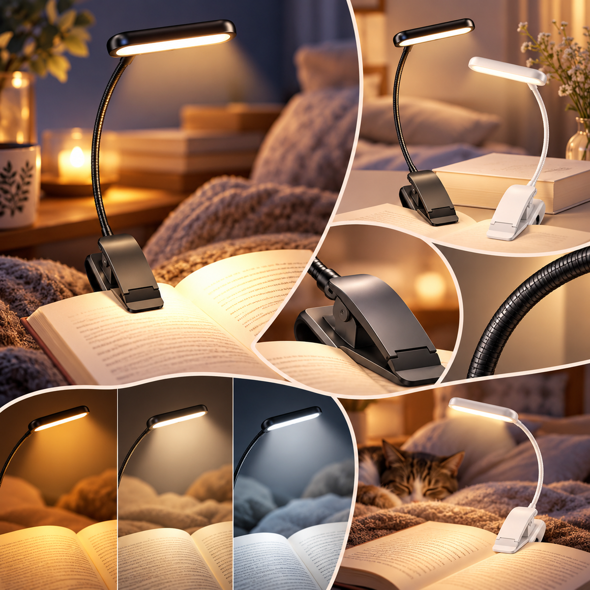 Clip-On Dimmable Reading Lamp
