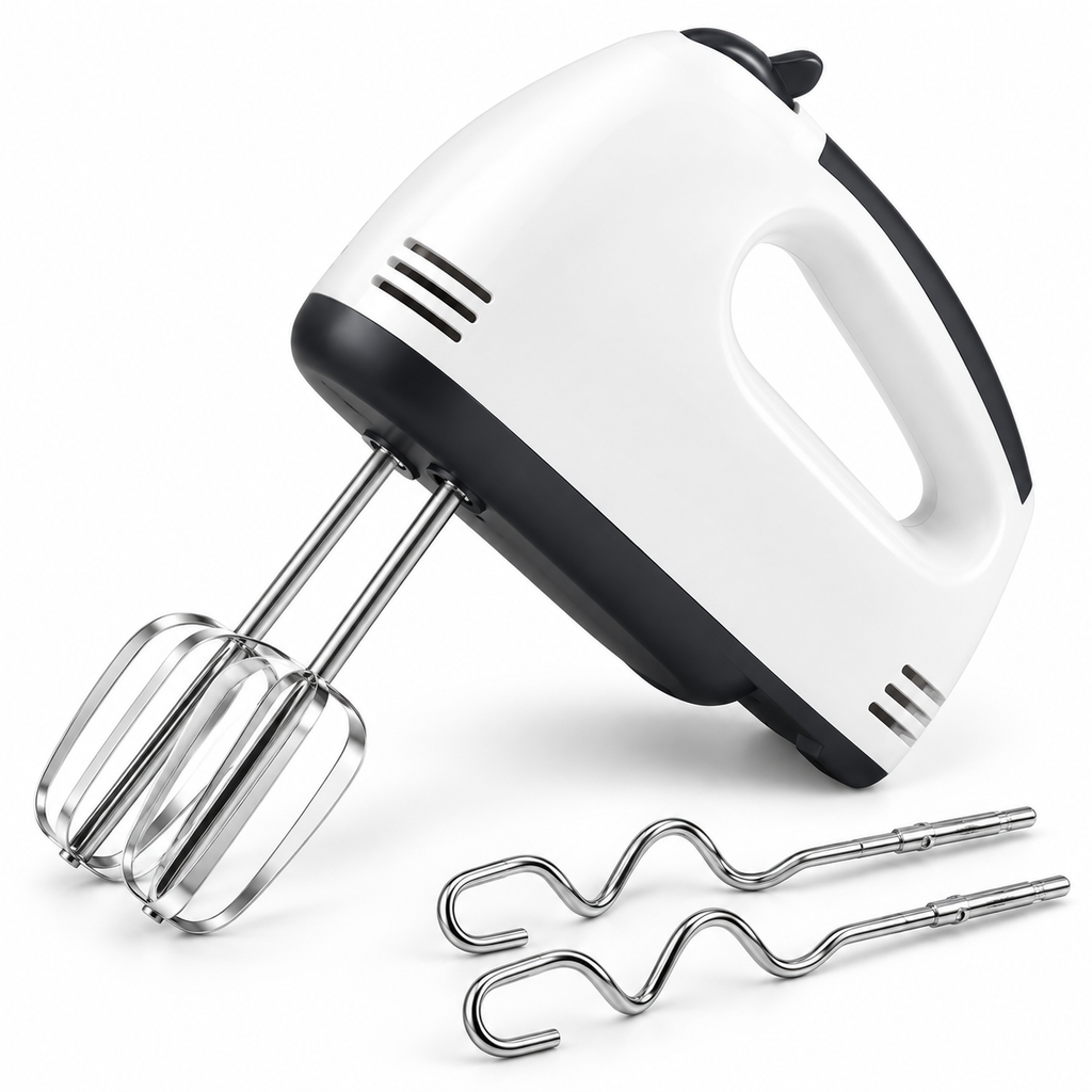 Compact Electric Hand Mixer, 7 Speed