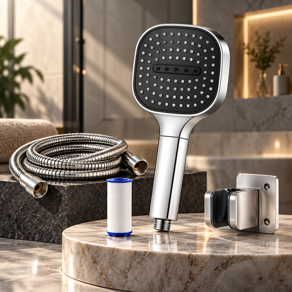 Filtered High Pressure Shower Head