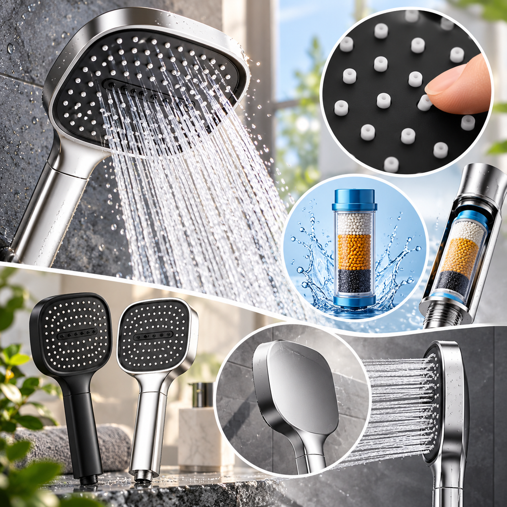 Filtered High Pressure Shower Head