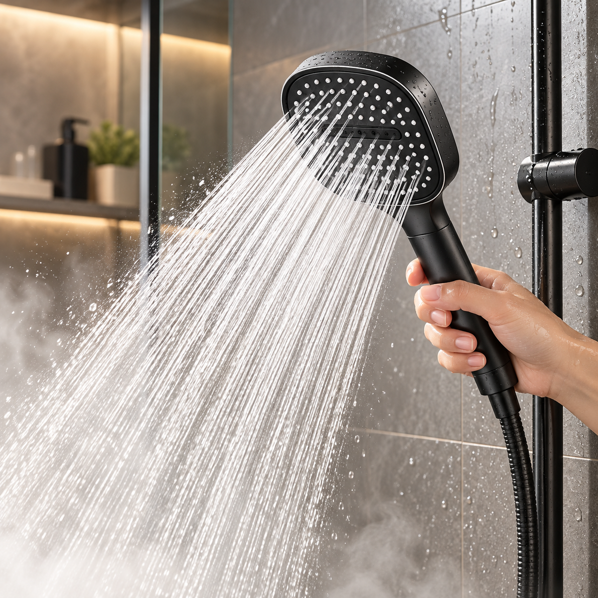 Filtered High Pressure Shower Head