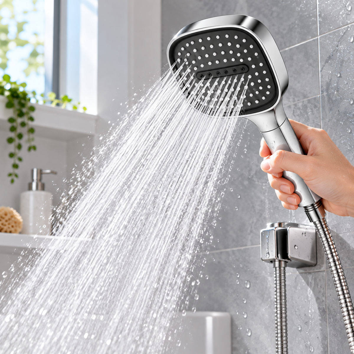 Filtered High Pressure Shower Head