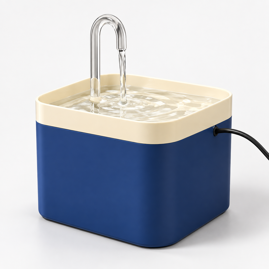 Quiet Filtered Cat Water Fountain