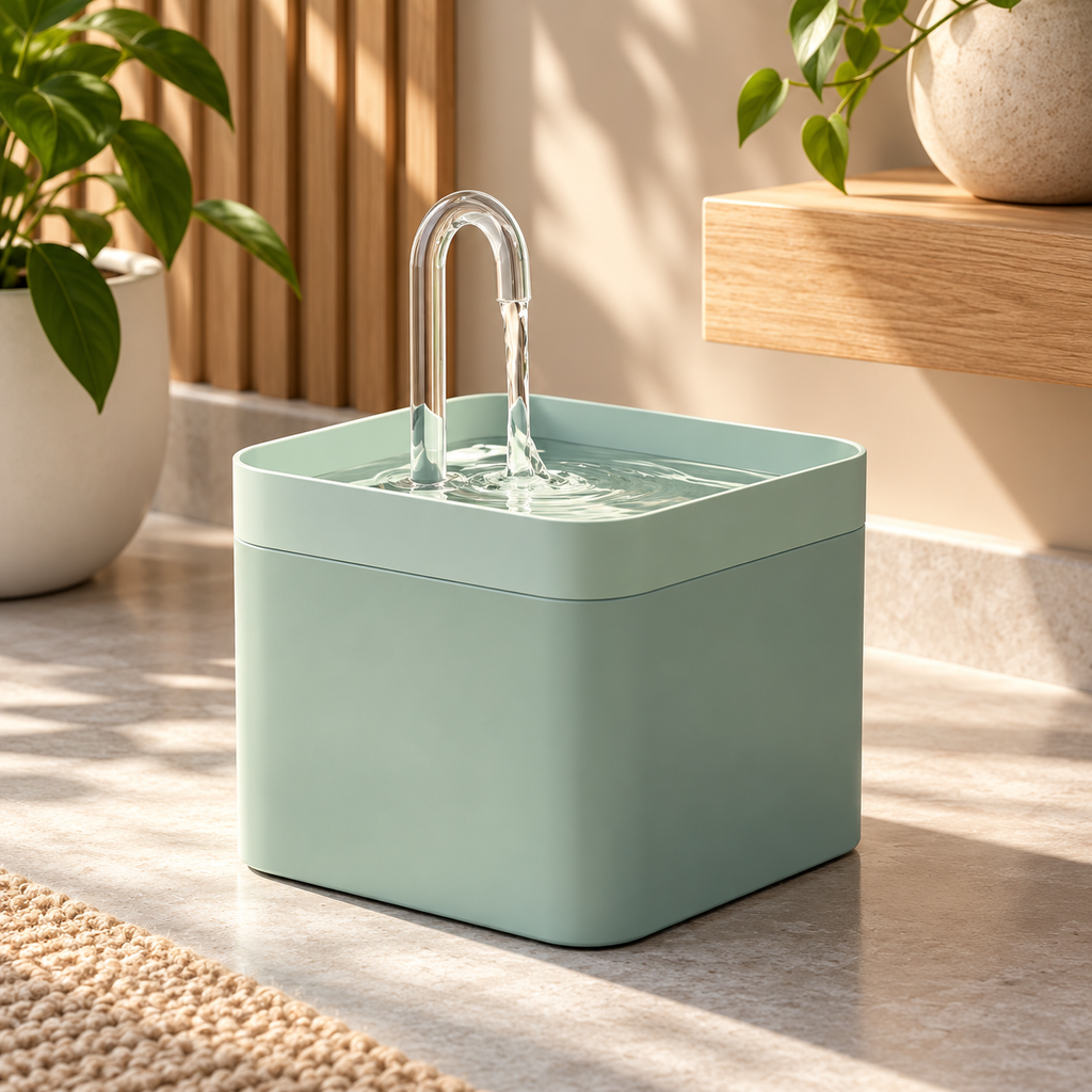 Quiet Filtered Cat Water Fountain