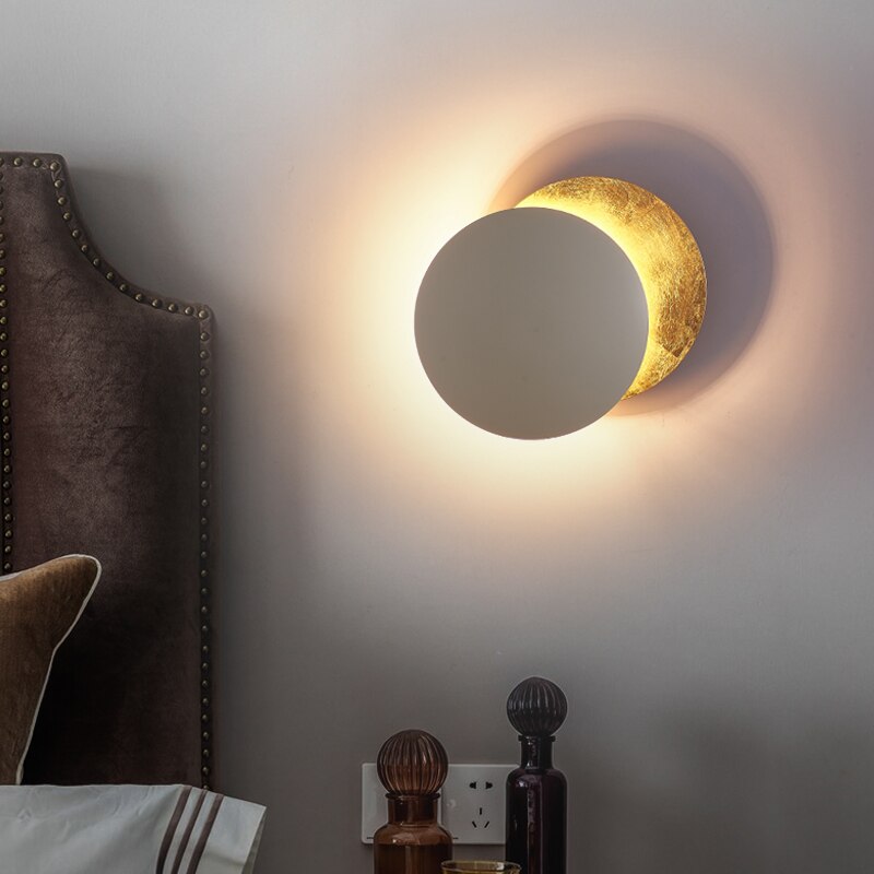 Eclipse Overlapping Discs LED Wall Light