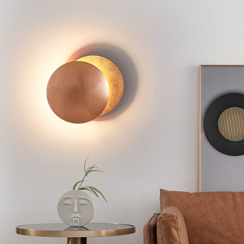 Eclipse Overlapping Discs LED Wall Light