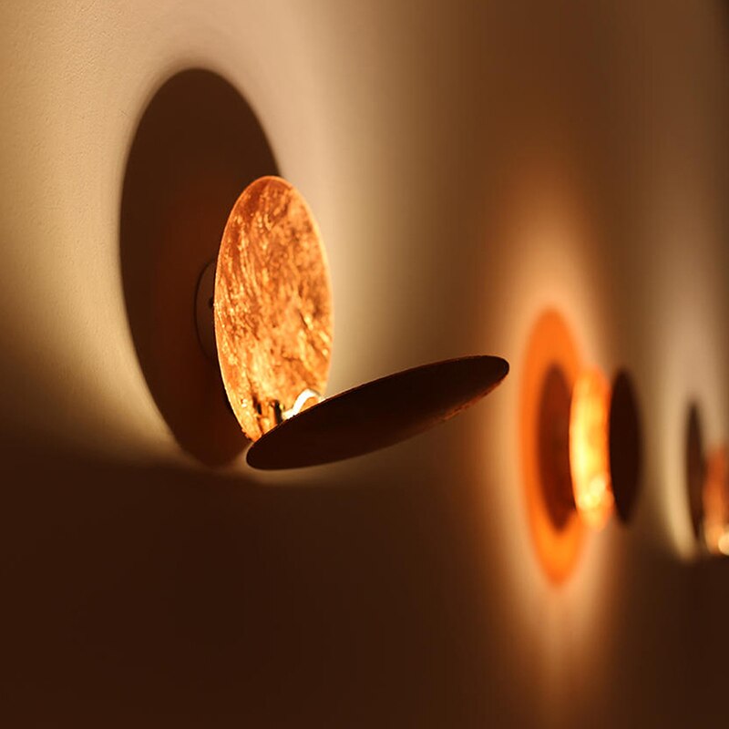 Eclipse Overlapping Discs LED Wall Light