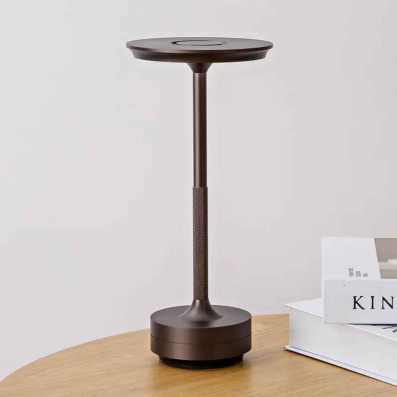 Aluminium Touch Dimming LED Table Lamp, champagne