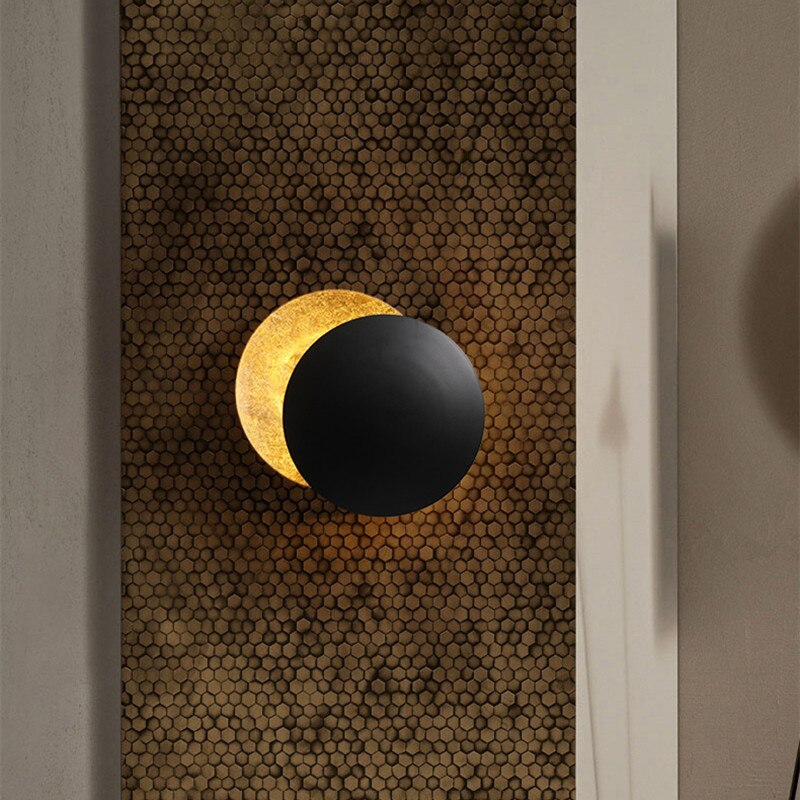 Eclipse Overlapping Discs LED Wall Light