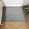 Woven Faux Jute Entrance Doormat, grey