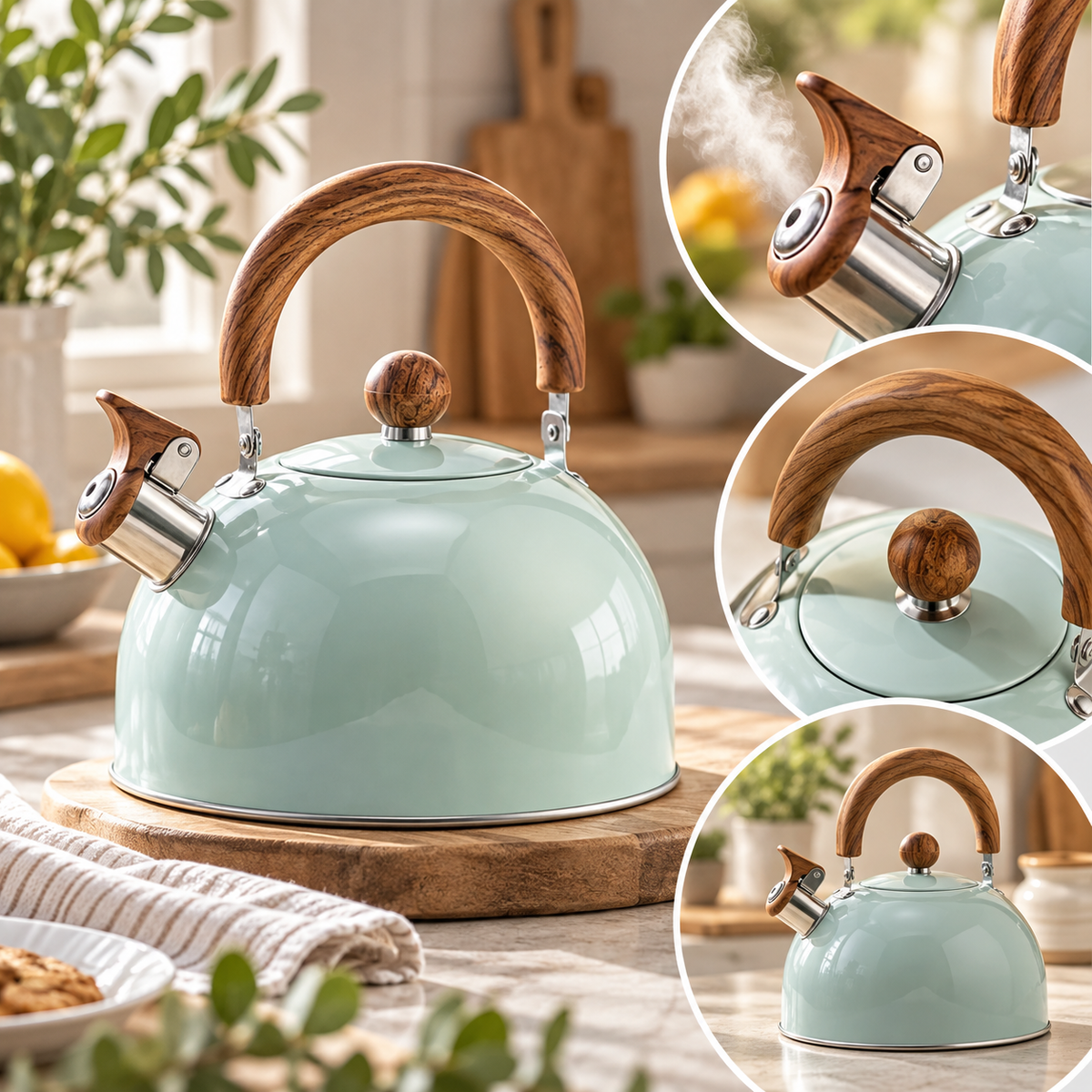 Stovetop Whistling Kettle, 2.5L