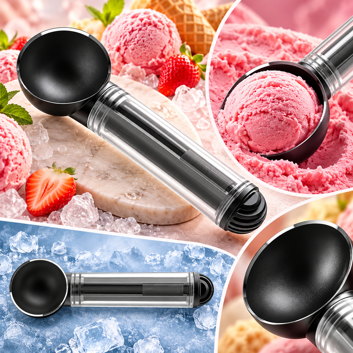 Heat-Conductive Ice Cream Scoop
