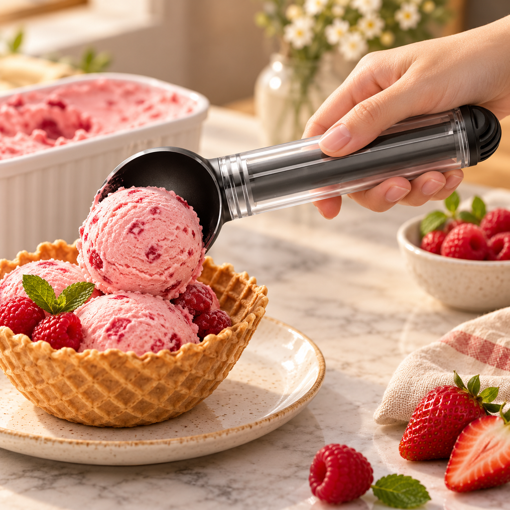 Heat-Conductive Ice Cream Scoop