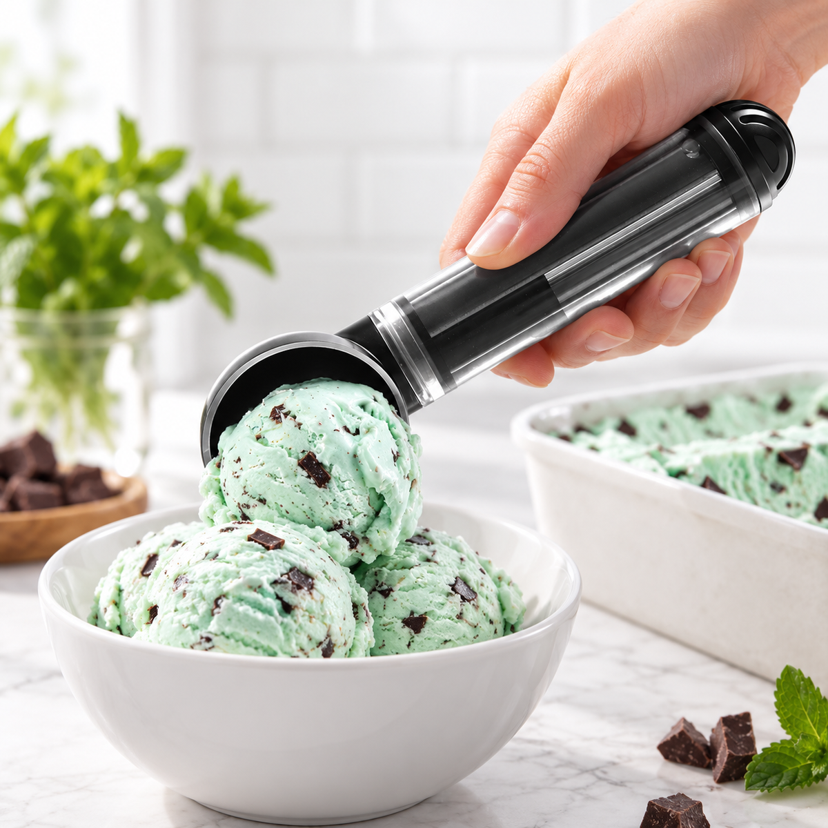 Heat-Conductive Ice Cream Scoop