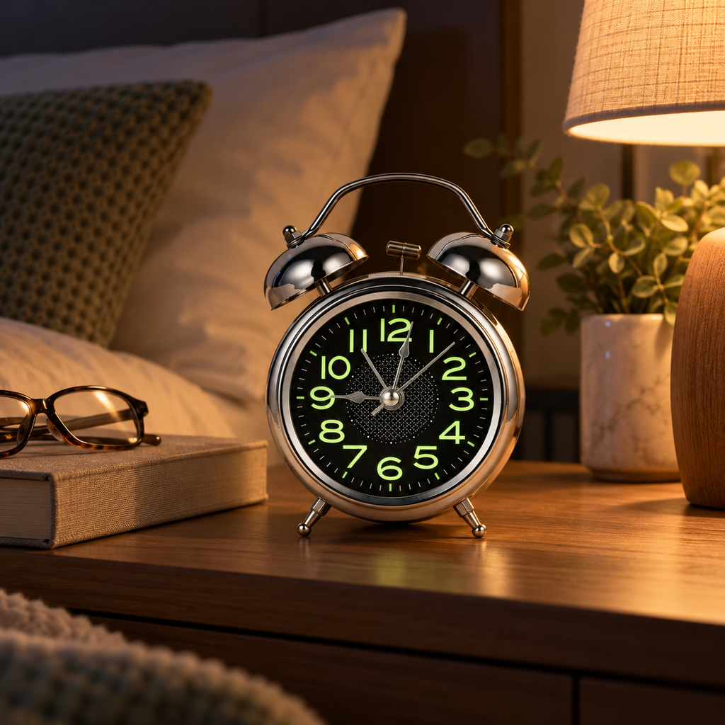 Twin Bell Retro Alarm Clock