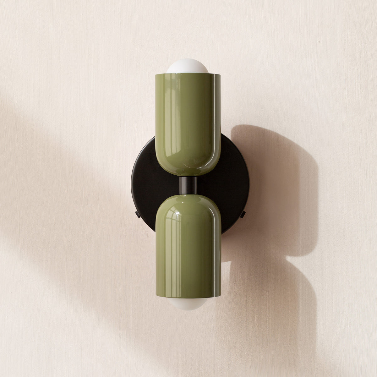 Macaron Colour Bedside Wall Lamp, green