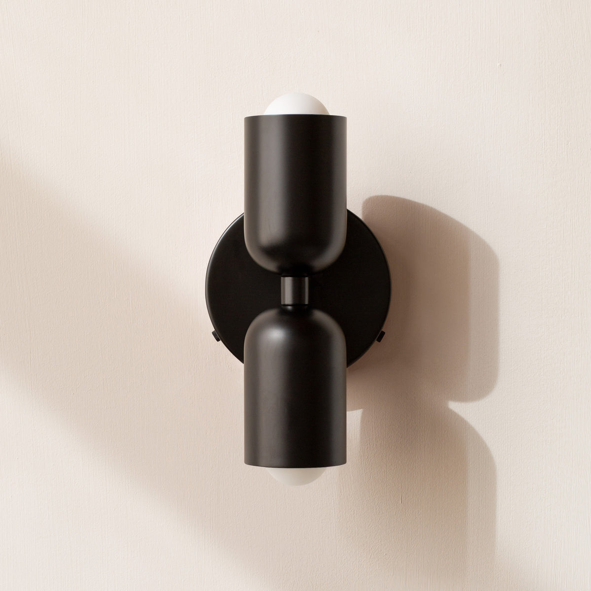 Macaron Colour Bedside Wall Lamp, black