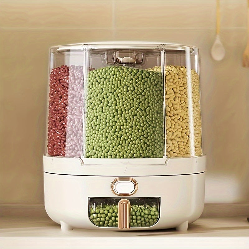 360 Degree Rotating Airtight Grain & Cereal Dispenser