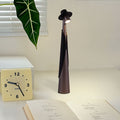 Figure in a Hat Rechargeable LED Table Lamp, deep grey